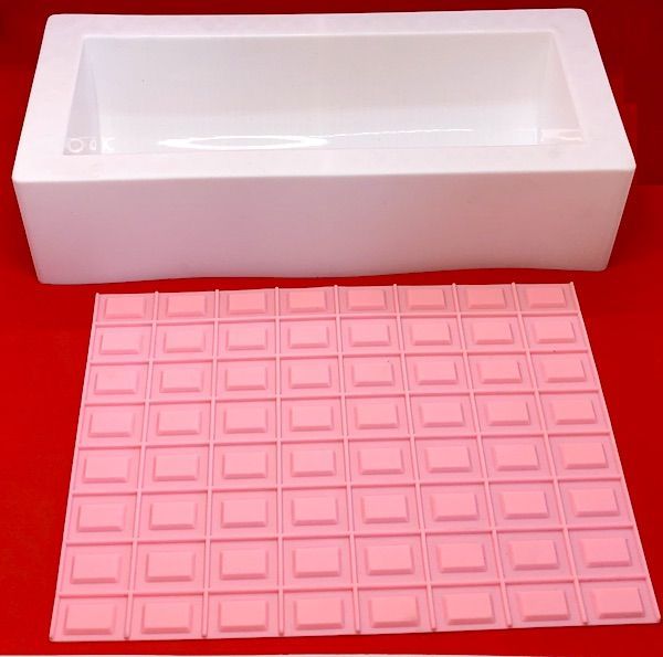 Силиконовая форма +текстурный мат (набор) для муссовых тортов | Chocolat Силиконовая форма +текстурный мат (набор) для муссовых тортов | Chocolat