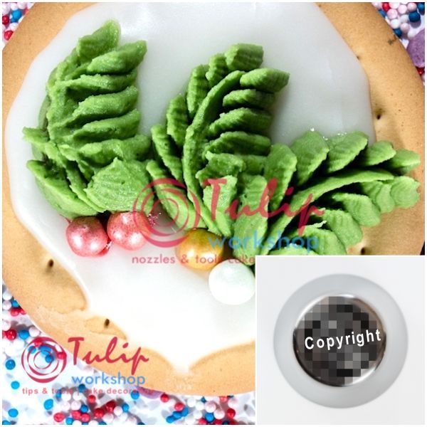 Насадка Ветка Папоротника №122 | L размер (Russian Nozzle #122 - Fern | L size | By Tulip Workshop) Насадка Ветка Папоротника №122 | L размер (Russian Nozzle #122 - Fern | L size | By Tulip Workshop)