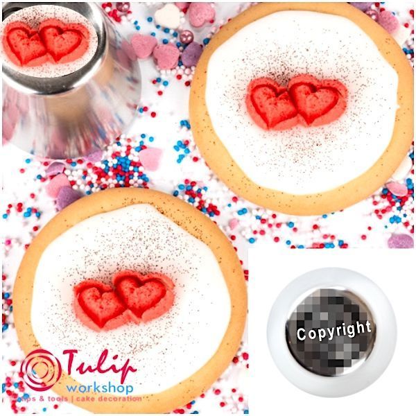 Насадка Валентин № 129 | L размер (Russian Pastry Tube #129 - Valentine Hearts | L size | By Tulip Workshop) Насадка Валентин № 129 | L размер (Russian Pastry Tube #129 - Valentine Hearts | L size | By Tulip Workshop)