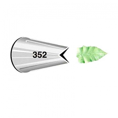 Кондитерская насадка листик розы №349-352 | Эконом Кондитерская насадка листик розы №349-352 | Эконом