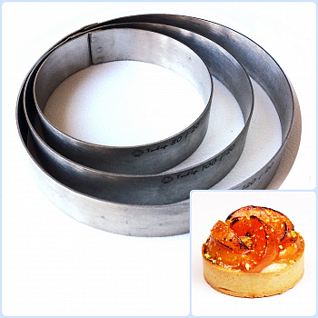 Формы для выпечки нерж.сталь | Кольца (высота 2 см, Ø 8-30 см) Формы для выпечки нерж.сталь | Кольца (высота 2 см, Ø 8-30 см)