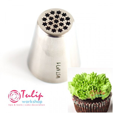 Набор 4L+1XL кондитерские насадки - Травка Набор 4L+1XL кондитерские насадки - Травка