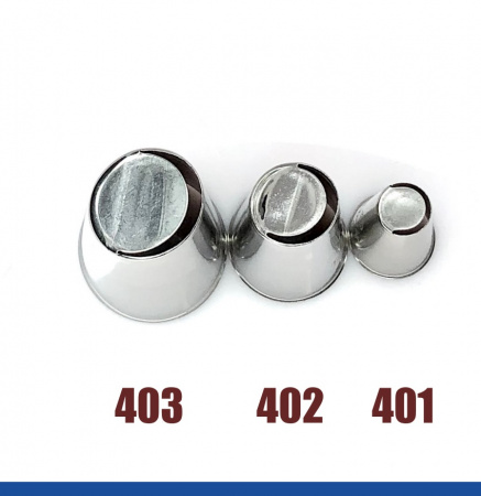 Кондитерские насадки лепесток хризантемы №401, 402, 403 Tulip™ | набор 3 шт (большой размер)