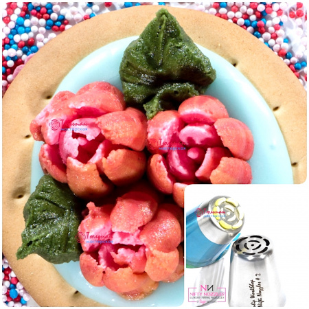 Набор 4 кондитерские насадки - тюльпан одним движением №№ 19,20,21,22 | L размер