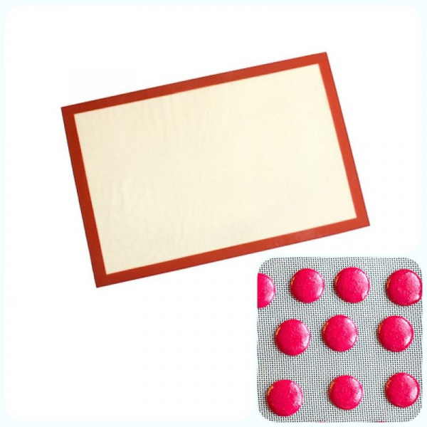 Коврик для выпечки армированный антипригарный 30-40/40-60 см (без разметки) Коврик для выпечки армированный антипригарный 30-40/40-60 см (без разметки)