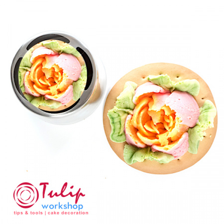 Насадка для зефира XXL Роскошная Роза №320 PLA | d 45 mm Насадка для зефира XXL Роскошная Роза №320 PLA | d 45 mm