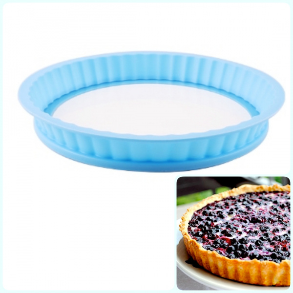 Силиконовая разъемная форма для Пирогов 26*4 см | Тарт