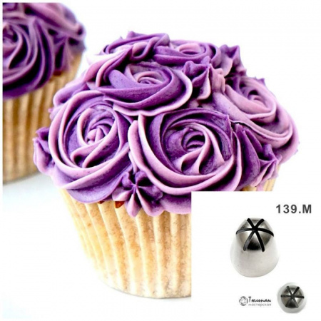 Насадка закрытая звезда №139, 339, 539 (239) | Роза Джаз (6 лучей) - Standard closed star tip #139, 339, 239 (539) | Rose Jazz | by Tulip Workshop Насадка закрытая звезда №139, 339, 539 (239) | Роза Джаз (6 лучей) - Standard closed star tip #139, 339, 239 (539) | Rose Jazz | by Tulip Workshop