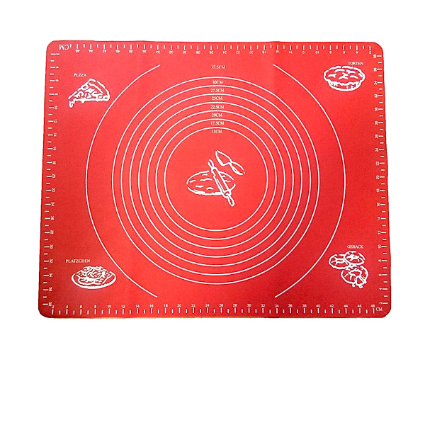 Коврик для раскатки теста силиконовый с разметкой Коврик для раскатки теста силиконовый с разметкой