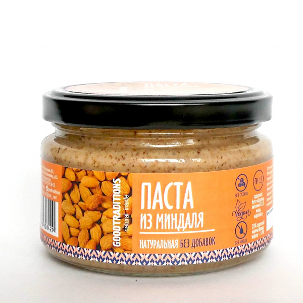 Паста из миндаля без добавок и сахара | 0.2 - 1 кг