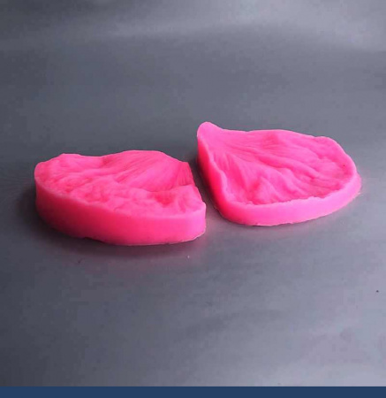 Молд силиконовый (вайнер) лепесток Пиона большой (2), комплект 2 шт (70•70 мм) b040 Молд силиконовый (вайнер) лепесток Пиона большой (2), комплект 2 шт (70•70 мм) b040