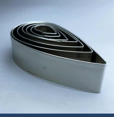 Вырубки Набор 7 шт Лепестки Розы 20-75•20 мм нержавеющая сталь Вырубки Набор 7 шт Лепестки Розы 20-75•20 мм нержавеющая сталь