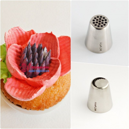 Набор 3 кондитерские насадки для бутона | L размер Набор 3 кондитерские насадки для бутона | L размер