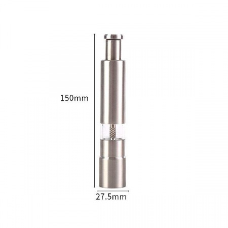 Мельница для перца, соли, мелких специй ручная нержав. сталь Мельница для перца, соли, мелких специй ручная нержав. сталь