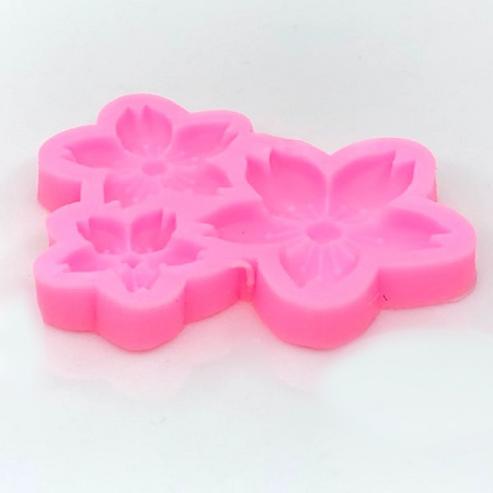 Молд силиконовый (вайнер) Бутон 5-листник (2) | 3-1 Молд силиконовый (вайнер) Бутон 5-листник (2) | 3-1