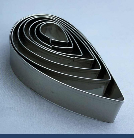 Вырубки Набор 7 шт Лепестки Розы 20-75•20 мм нержавеющая сталь Вырубки Набор 7 шт Лепестки Розы 20-75•20 мм нержавеющая сталь