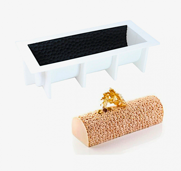 Силиконовая форма +текстурный мат (набор) для муссовых тортов | Coffee Силиконовая форма +текстурный мат (набор) для муссовых тортов | Coffee