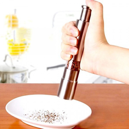 Мельница для перца, соли, мелких специй ручная нержав. сталь Мельница для перца, соли, мелких специй ручная нержав. сталь