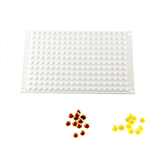 Силиконовая форма 3D для муссовых десертов и декора | Жемчужины (pearls) мини 35 ячеек Силиконовая форма 3D для муссовых десертов и декора | Жемчужины (pearls) мини 35 ячеек