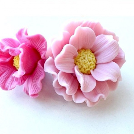 Молд силиконовый (вайнер) Бутон Фиалки (диам.35 мм) Молд силиконовый (вайнер) Бутон Фиалки (диам.35 мм)