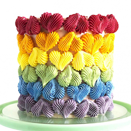 Кондитерская насадка 864 (4B) Tulip открытая звезда, Французская трубочка д.10 мм, 14 лучей