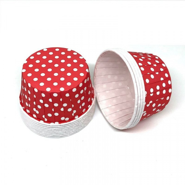 Бумажная капсула усиленная для выпечки капкейков Ø низ 6, см верх 4 см | 100 шт с Печатью Бумажная капсула усиленная для выпечки капкейков Ø низ 6, см верх 4 см | 100 шт с Печатью