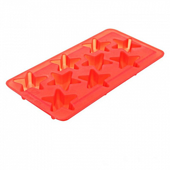 Силиконовая форма для льда шоколада желе конфет 9 фигур Звезды 200*100*20 мм Силиконовая форма для льда шоколада желе конфет 9 фигур Звезды 200*100*20 мм