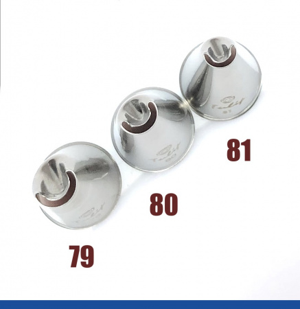 Кондитерские насадки лепесток хризантемы №79, 80, 81 Tulip™ | набор 3 шт (медиум размер)