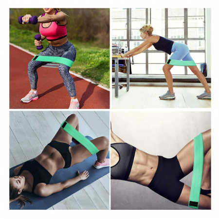 Фитнес резинки-ремни набор 3 шт (полиэстер+латекс) Фитнес резинки-ремни набор 3 шт (полиэстер+латекс)