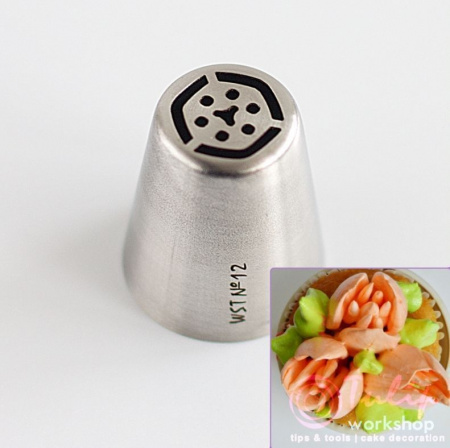 Набор (II) 6 кондитерских насадок - тюльпан одним движением №№ 8,10,11,12,13,15 | L размер Набор (II) 6 кондитерских насадок - тюльпан одним движением №№ 8,10,11,12,13,15 | L размер