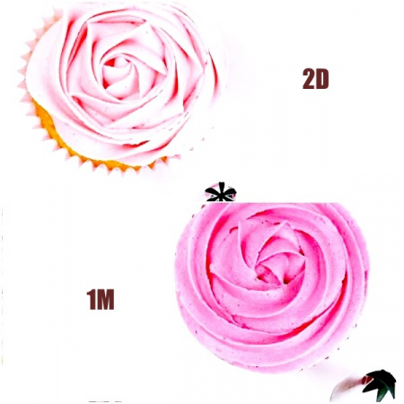 Кондитерская насадка 1M Tulip™ полузакрытая звезда, 6 лучей, Ø 7-13 мм, Korea