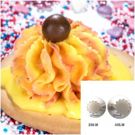 Насадка открытая звезда №235, 435 | Виннетта (12 лучей) - Standard open star tip #235, 435 | Viennetta | by Tulip Workshop Насадка открытая звезда №235, 435 | Виннетта (12 лучей) - Standard open star tip #235, 435 | Viennetta | by Tulip Workshop