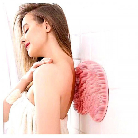 Коврик массажный силиконовый для ванной или душевой 23*23 см Коврик массажный силиконовый для ванной или душевой 23*23 см