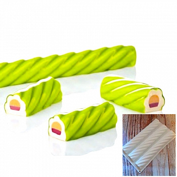 Силиконовая форма 3D для муссовых десертов | Кенди 3 ячейки