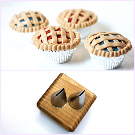 Кондитерская насадка лента №45 Tulip™ (Smooth Basketweave) Кондитерская насадка лента №45 Tulip™ (Smooth Basketweave)