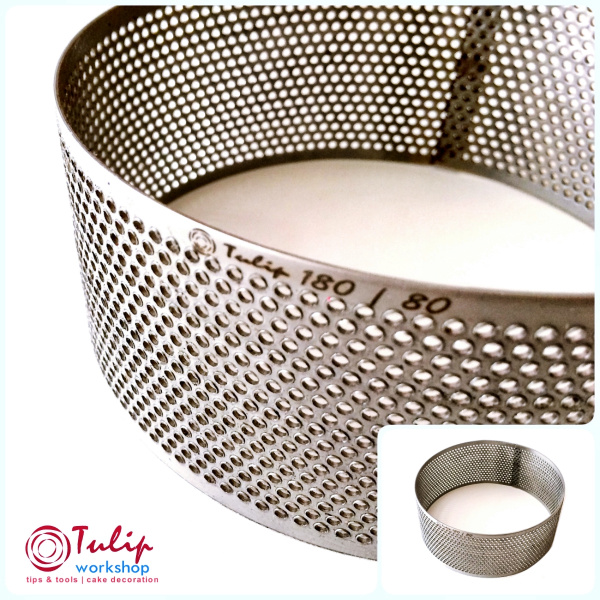 Формы для выпечки нерж.сталь перфорир.| Кольцо (высота 8 см, Ø 14-30 см)