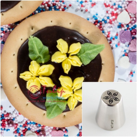 Набор 5 кондитерских насадок - Цветы №№ 24,25,26,27,28 | L размер Набор 5 кондитерских насадок - Цветы №№ 24,25,26,27,28 | L размер