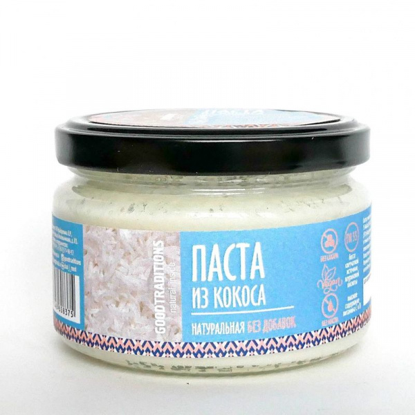Паста из мякоти кокоса без добавок и сахара | 0.2 - 1 кг Паста из мякоти кокоса без добавок и сахара | 0.2 - 1 кг