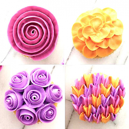 Кондитерская насадка 101 Tulip прорезь 7 мм, лепесток прямой малый