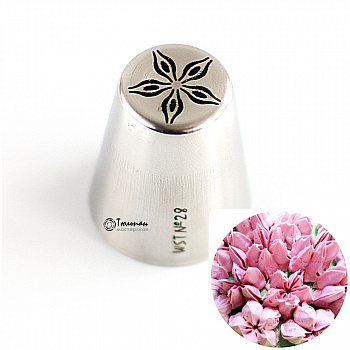 Насадка Цветок №28 Звезда | L размер (Russian Flower Nozzle #28 Flower-Star | L size | By Tulip Workshop) Насадка Цветок №28 Звезда | L размер (Russian Flower Nozzle #28 Flower-Star | L size | By Tulip Workshop)