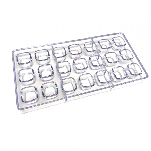 Поликарбонатная форма для шоколада 275*135*24 мм | Купол прям (эконом)