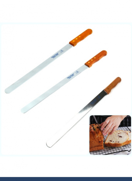 Ножи 35 см для бисквита, торта, хлеба Эксперты Кухни Ножи 35 см для бисквита, торта, хлеба Эксперты Кухни