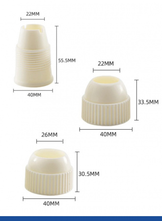 Переходник для кондитерских насадок М средний Tulip