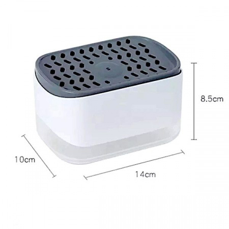 Диспенсер для жидкого мыла с губкой Диспенсер для жидкого мыла с губкой