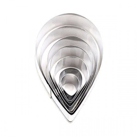 Вырубка стальная Лепестки Розы размер 2-10•2 см | набор 10 шт Вырубка стальная Лепестки Розы размер 2-10•2 см | набор 10 шт